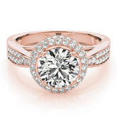 Engagement Rings Halo Round - TN84290